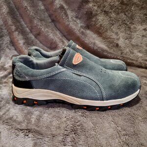 AQX Safety Shoes Composite Toe Gray Shoes Sneakers Work Sports Size 7 UK 40
